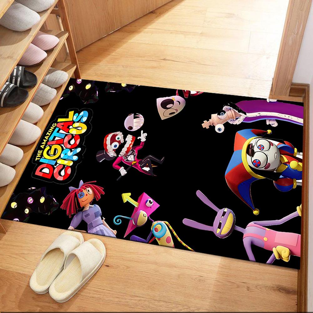 Digital Circus Carpet Suitable For Balcony Kitchen Playrooms Outdoor Antislip Carpet Decorate Offices Luxury Gift For Birthday Christmas Wedding