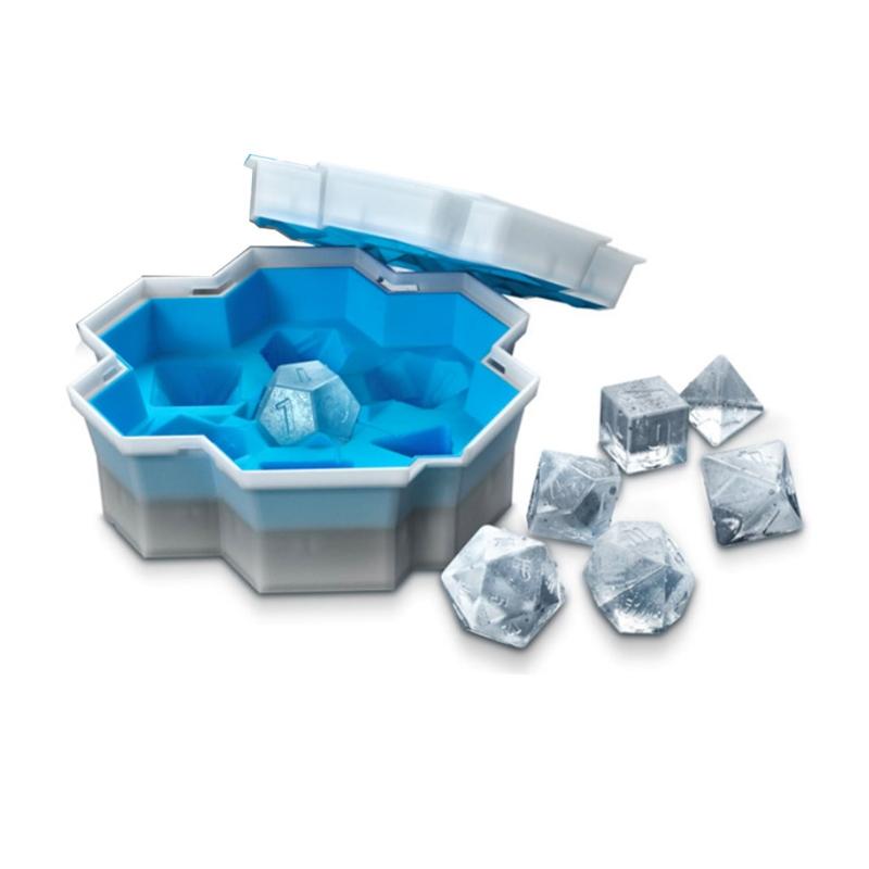 

7 Styles Epoxy Resin Dice Moulds Silicone Resin Casting Polyhedron Game Dice Moulds Number Moulds for Diy Board Games 1