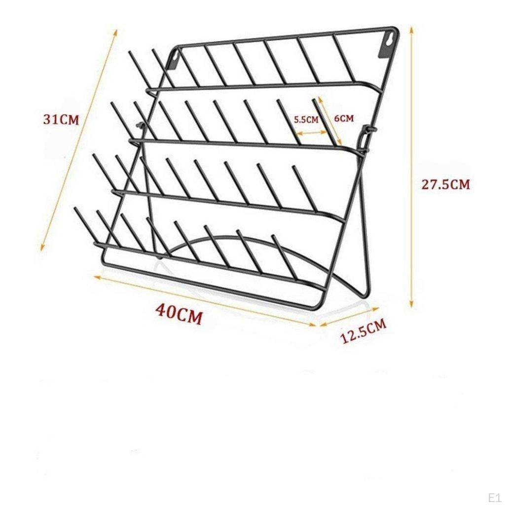 WallMounted Thread Rack Space Saving Metal Sewing Holder Large Capacity Line Display
