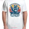 Undiagnostiziert, aber irgendwas stimmt nicht Lustiger Waschbär Für Erwachsene S 4XL T-Shirt vintage gewaschen Leicht atmungsaktiv Unisex Freizeit