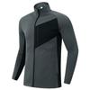2024 Autumn/Winter Men's Long Zipper Sports Jacket - Stand Collar, Outdoor Fitness & Casual Running Wear