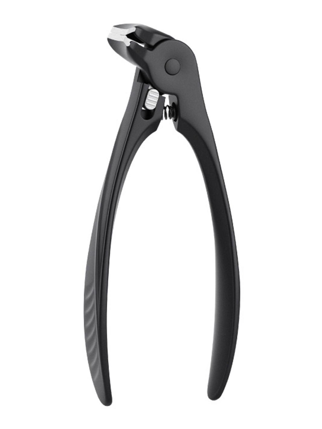 Premium Large Curved-Head Long-Handle Anti-Splash Stainless Steel Nail Clippers