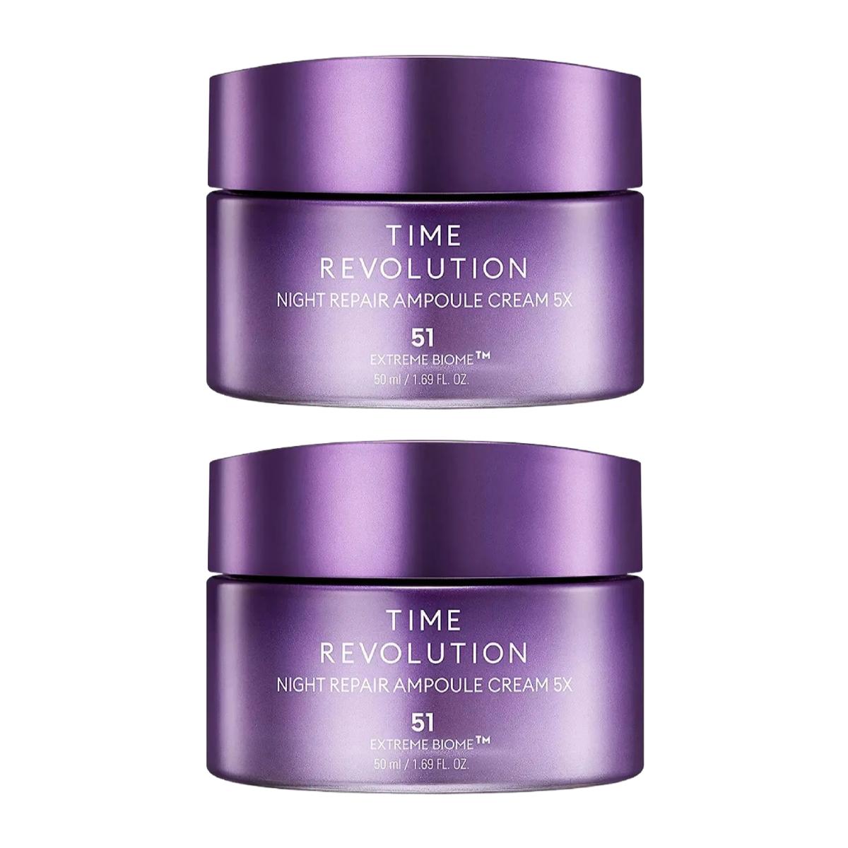 

[MISSHA] Time Revolution Night Repair Ampoule Cream 5X, 50ml 50ml X 2PCS