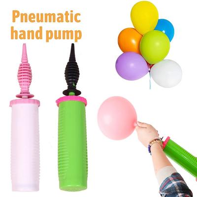 1pcs Sturdy Wedding Hand Held High Quality Ballon Inflator Pump Double Action Inflator Air Pump Balloon Pumps