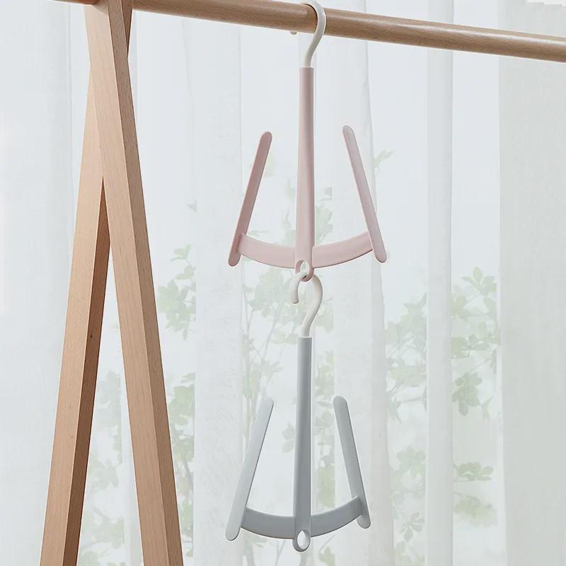 Shoe and Clothes Drying Rack: Windproof, Multifunctional, Rotating, Floor-Standing, Large Stock, Discounts Available.