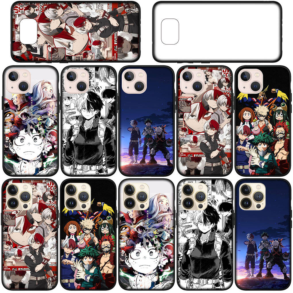 for iPhone 17 16 15 Xiaomi Poco F7 F8 X7 X6 C85 C75 C71 M8 Redmi Note 14 13 12 11 8 Pro Max 14C 13C 15C A3 Phone Case Wallpaper My Hero Academia Cover