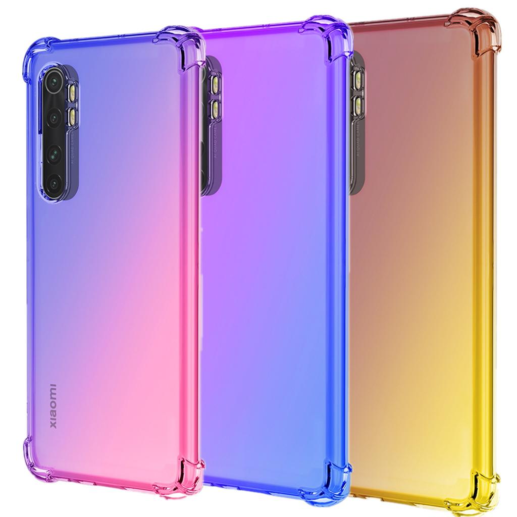 Clear Cute Gradient Phone Case Slim Anti Scratch Flexibilní TPU kryt Nárazuvzdorný ochranný obal pro Xiaomi 12 Lite 13 Pro 14 Ultra CC9e A3 Poco C50