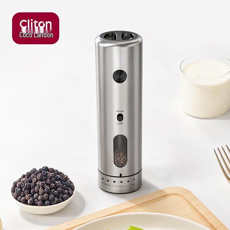CLITON Electric Pepper & Spice Grinder