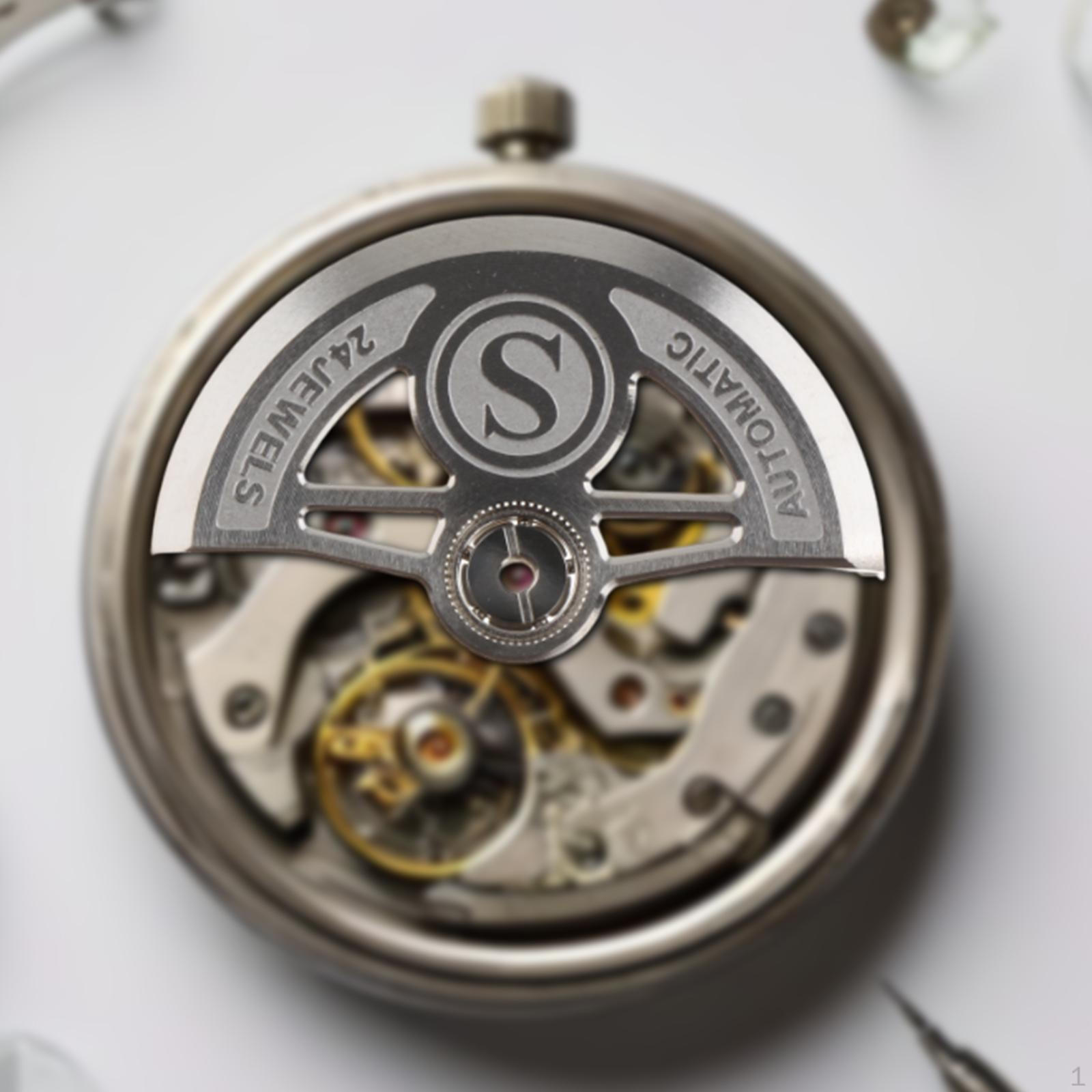 

Автоматические механические часы Механизм ротора Части Профессиональное обслуживание Steel Color