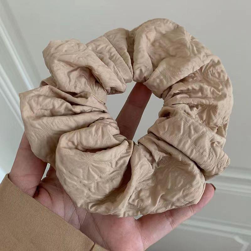 

Гумка для волосся Milk Coffee - хвіст для волосся з ефектом зморшок на осінь/зиму