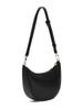 Guess Fedana Mini Top Zip Shredder Shoulder Black Bag, Women's,