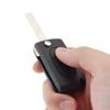 3 Button Flip Key Fob Case Replacement Durabled for 207-407 Citroen C1-C4 with Tools Key Chain Screwdriver