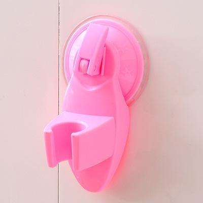 Cute Candy Color Useful Super Suction Shower Spray Head Stand Bracket Holder Faucet Wall Mount Adjustable Sucker For Bathroom