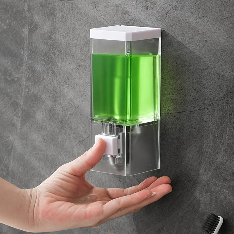 Wall Mounted Soap Dispenser Is Easy To Install Without Drilling, Suitable for Hand Sanitizer and Shampoo - Saving Space
