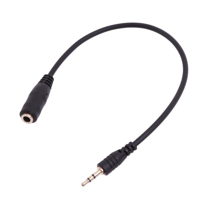 2.5mm to 3.5mm Audio Adapter 2.5mm Male to 3.5mm Female  Audio Converter Gold-Plated Audio Jack Connector for Headphone