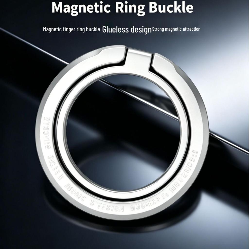 Magnetic Zinc Alloy Folding Ring Phone Holder