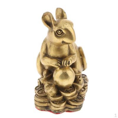 Figura de Animal Chino de Latón para la Prosperidad