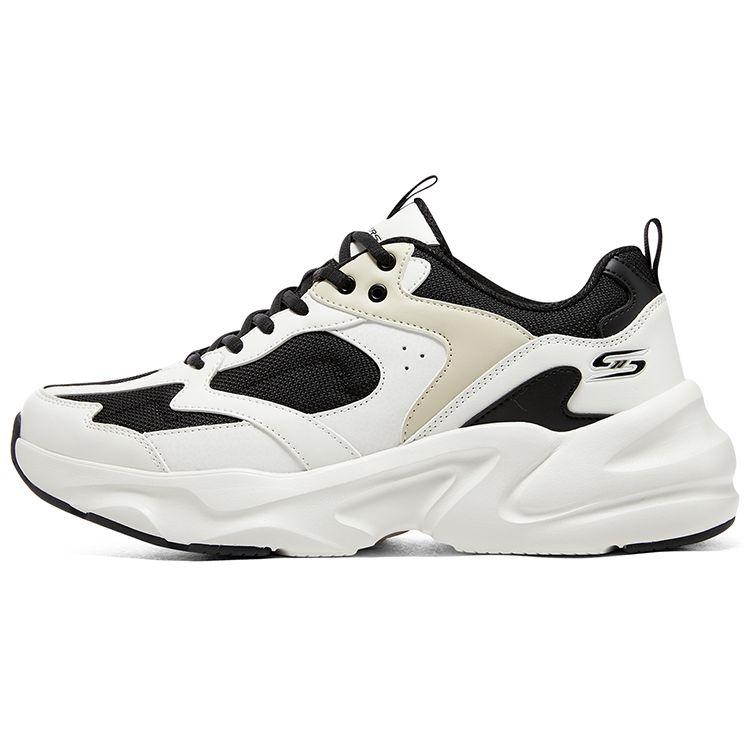 Skechers Bobs Bamina 2 DLites Низкие Кроссовки в стиле «Dad» Мужские кроссовки Белый Черный Бежевый 118322-BKW 39.5