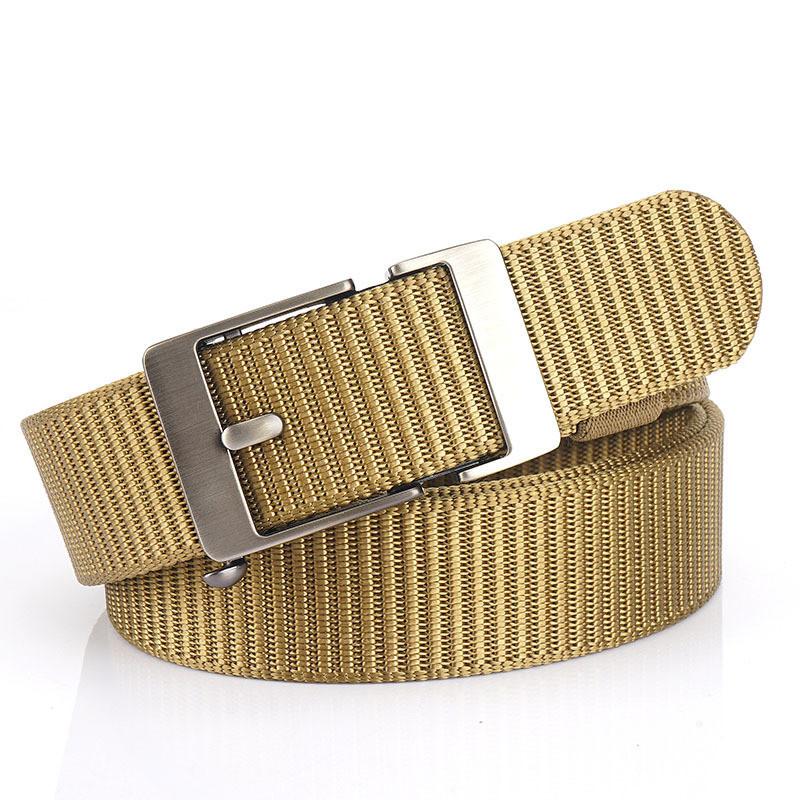 Unisex Belt Versatile And Slimming With Metal Buckle Belt Paired With Jeans