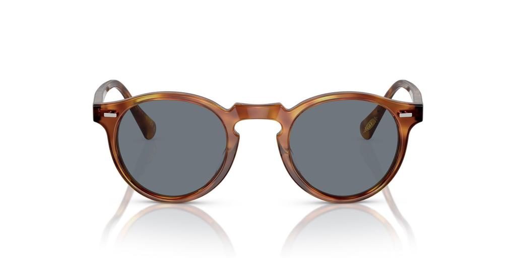 Oliver Peoples Uni Gregory Peck Sun Light Light Semi-Matte Brown/Indigo Photochromic, Semi-Matte Brown/Indigo Photochromic, Lens-47 Bridge-23
