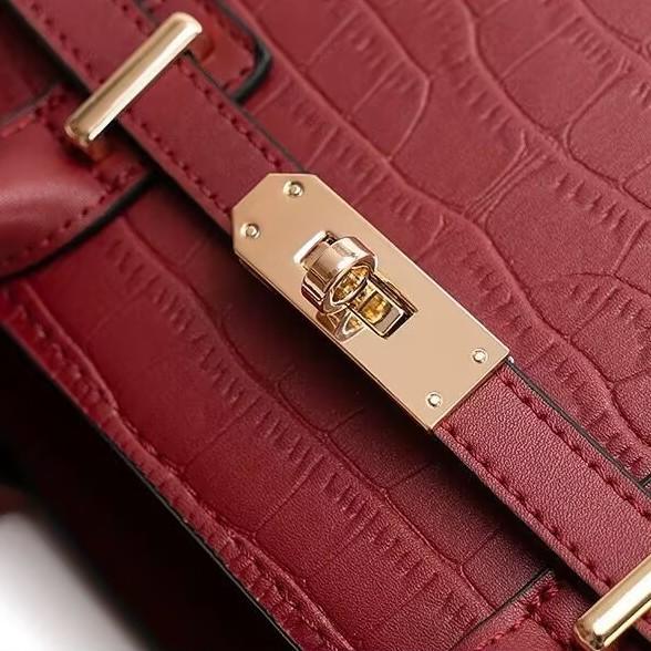 Bag Mom Style Red Handbag Bride Wedding Bag New Autumn Winter Women's Crossbody Bag Elegant Women's Bag Box Bag