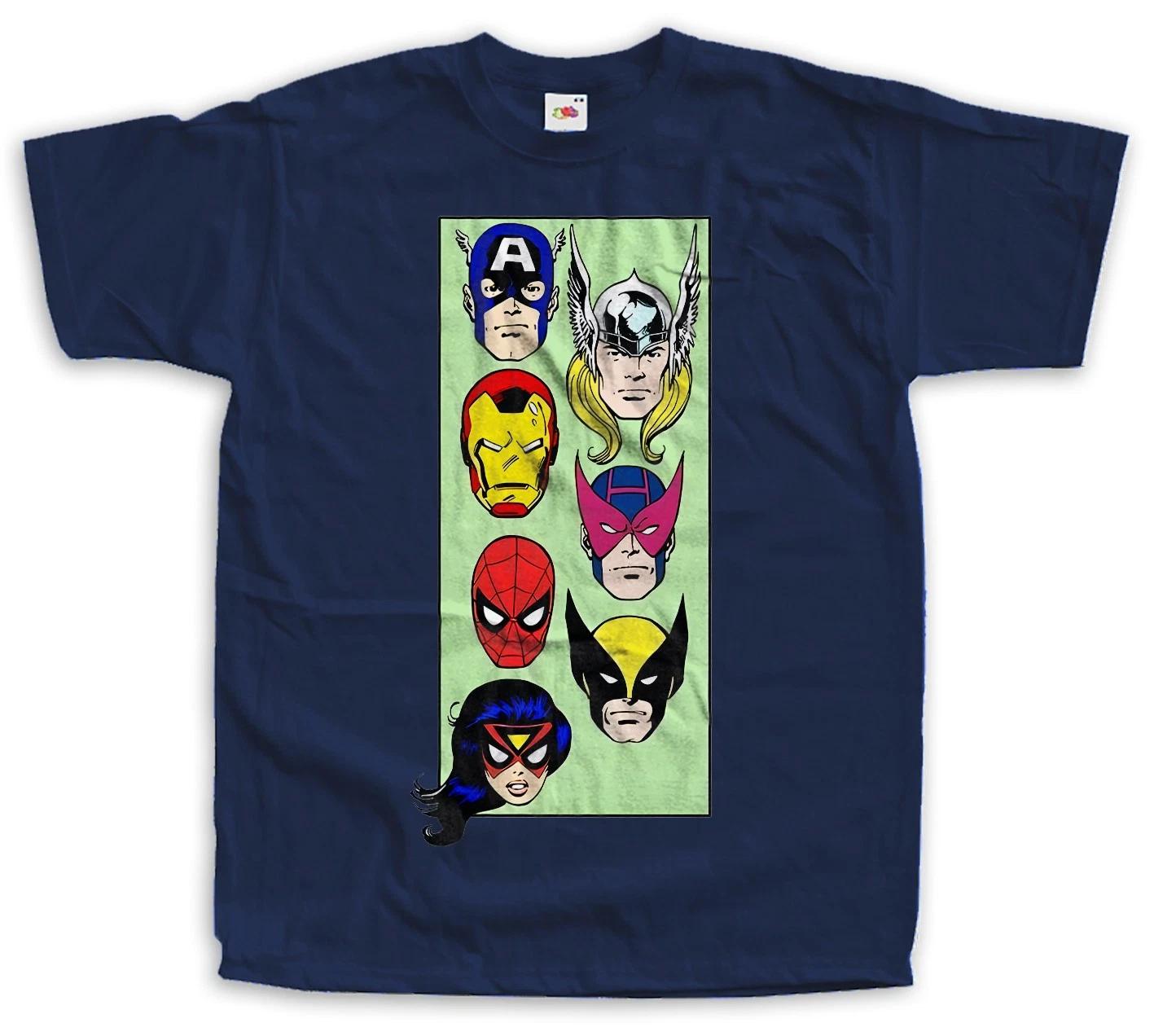 Heroes Comic Super Heroes Vintage T Shirt Unisex sizes S-5XL 100% cotton L