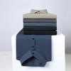 Polo estiva da uomo con colletto alto in jacquard, t-shirt a maniche corte traspirante e fresca, t-shirt casual da uomo