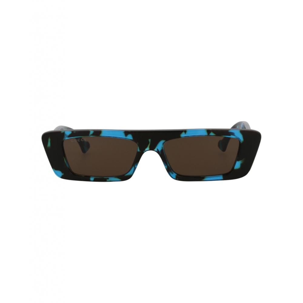

Gucci Square Frame Recycled Acetate Sunglasses Havana Havana Brown One Size