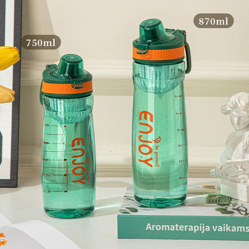 Sticlă de apă din plastic pentru băut, portabilă, sport, cană pentru ceai, cafea, ustensile de bucătărie, sticlă de apă pentru copii pentru școală