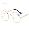 0-1-1.5-4 Round Myopia Glasses Metal Myopic Eyeglasses Women Men Prescription Nearsighted Eyewear Unisex Spectacles Frame