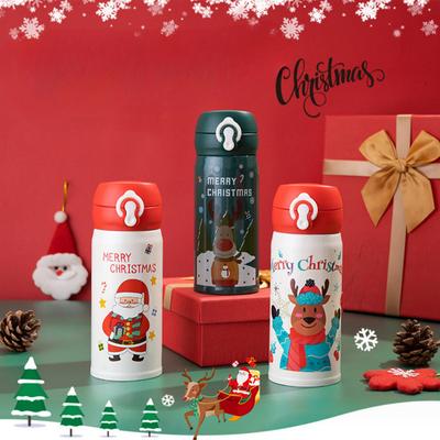 Weihnachten Hoher Erscheinungsgrad Thermobecher Mädchen Niedlich Tragbar Springender Wasserbecher Geschenk Edelstahlbecher