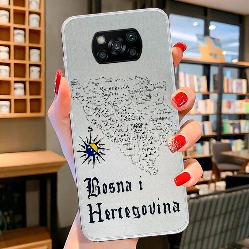 

Bosnia And Herzegovina Flag Cover Phone Case For Xiaomi Poco F7 Ultra X7 X6 X5 Pro M7 Redmi 15C 15 13C 13 12C 12 10C 10 9A 9C 9T Redmi 13C