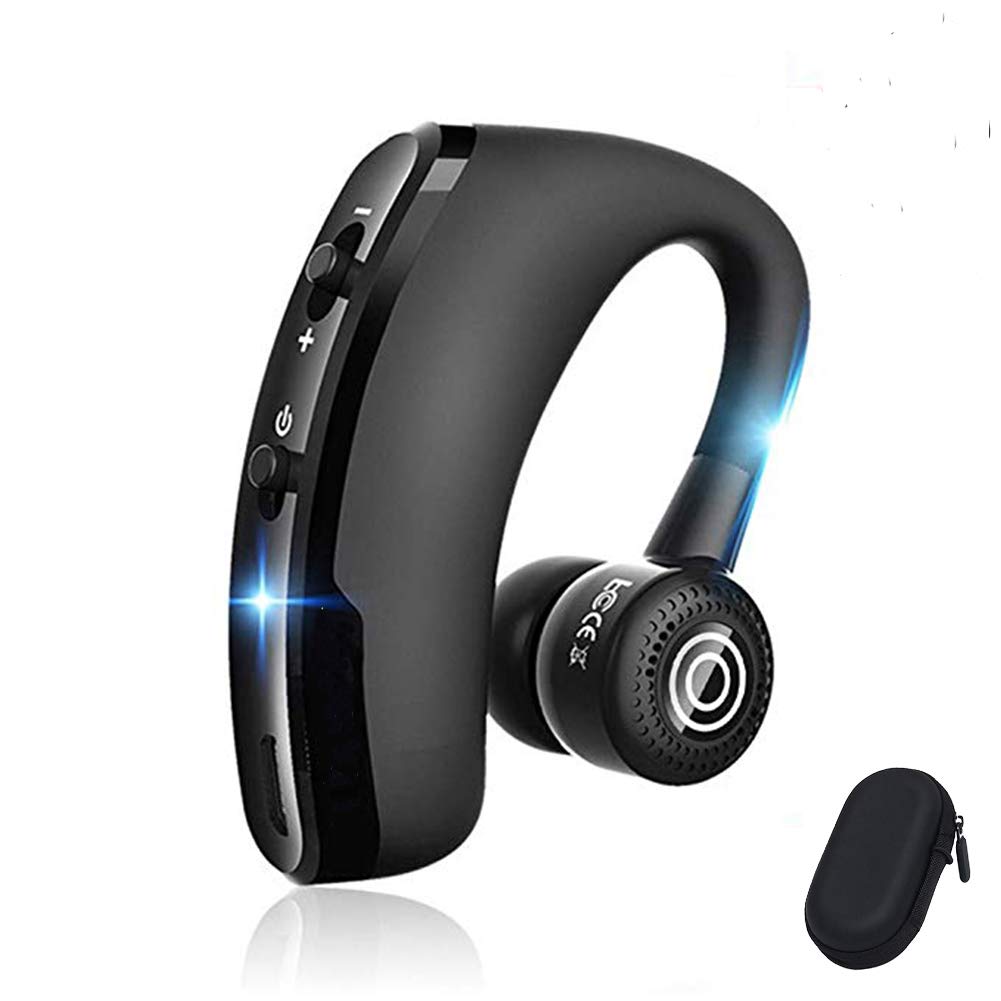 Wireless Bluetooth Single Bluetooth Earphones for and Car Compatible with and Mini and Lightweight Three-T Headset, Earbuds, Dual-Ear Calls, Business,