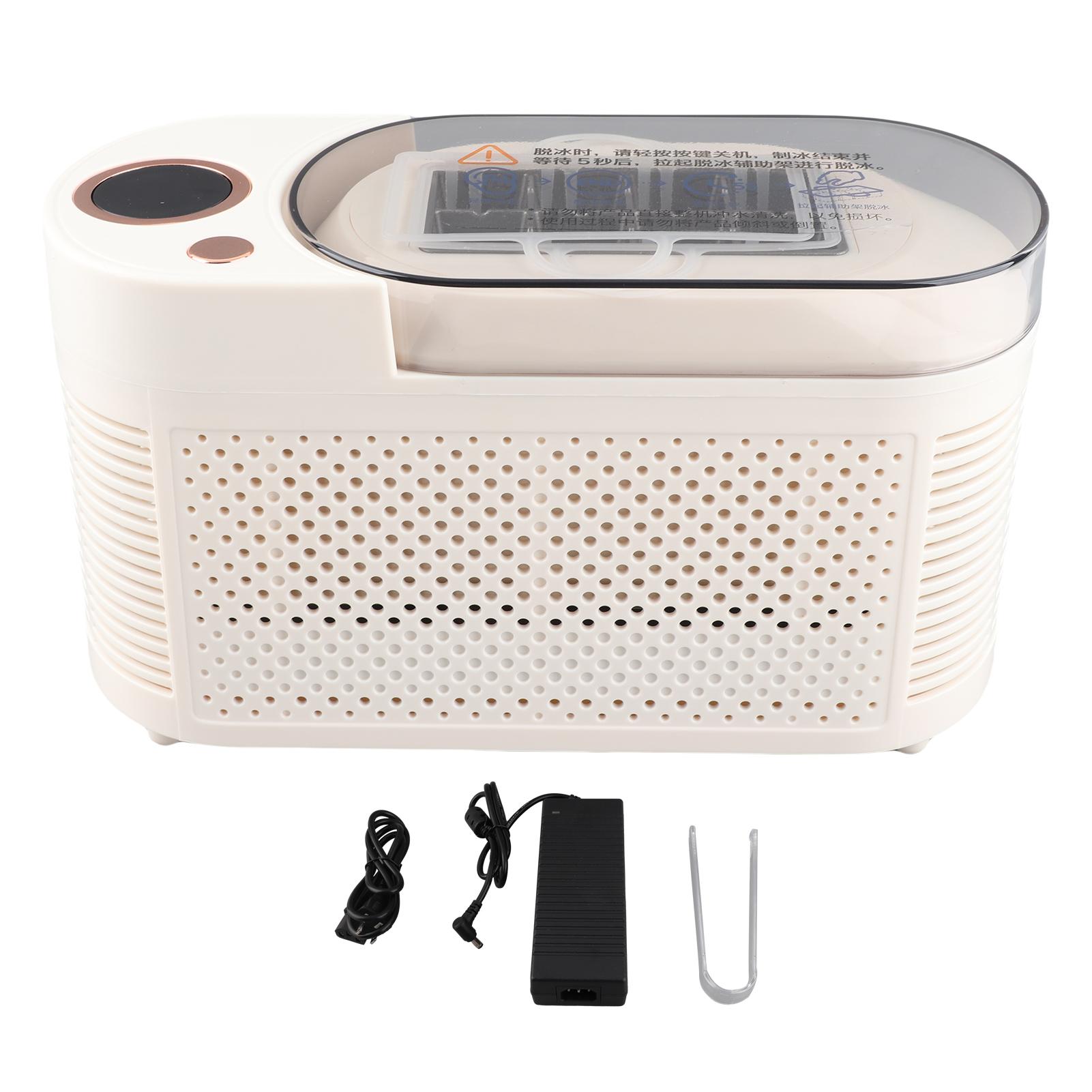 

Portable Ice Maker 120W Desktop Ice Machine Fast Ice Cube Making for Home Dorm Office Camping Car