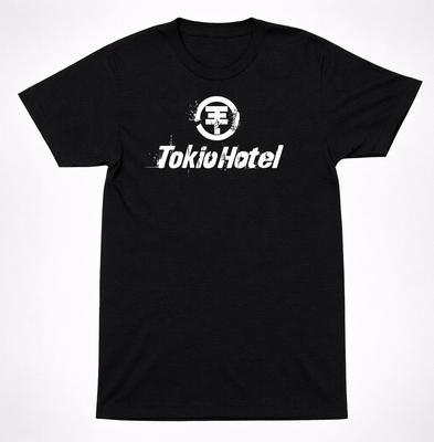 Tokio Hotel Band Shirt Kreis Emo Alternative Rock Band Minimalistisches Grafisches Logo T-Shirt