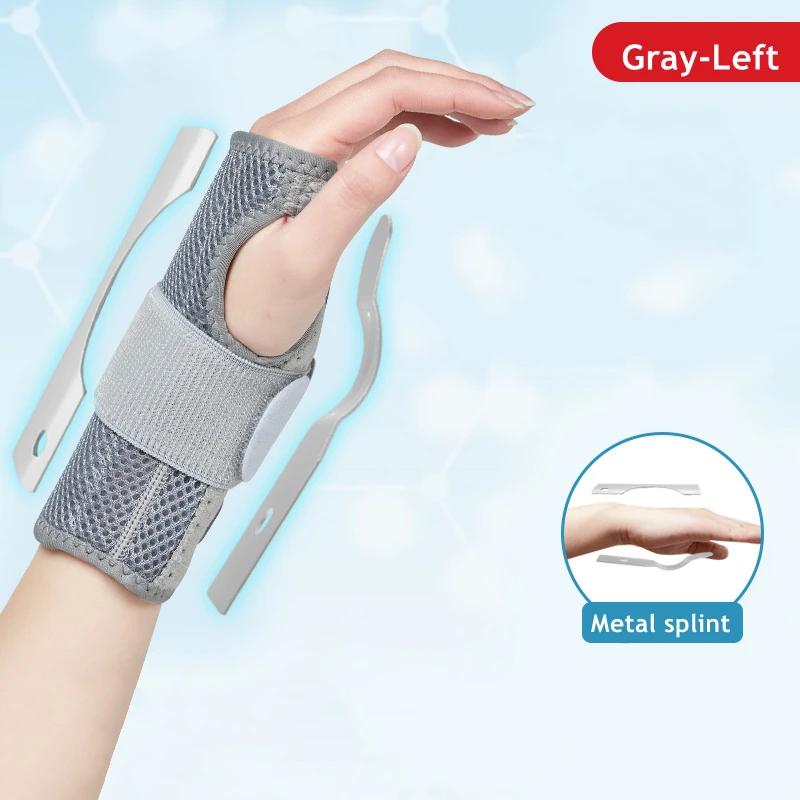 Atmungsaktive Handgelenkstütze, professionelle Schiene, Handgelenkstütze, Schutzband, Arthritis, Karpaltunnel, Handverstauchung, Tendinitis, Armband