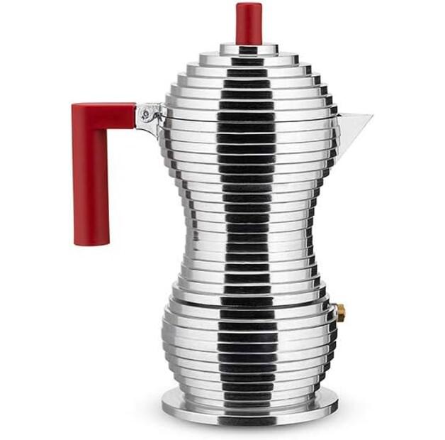 Кофеварка Alessi Pulcina 3 чашки красный (MDL02/3R)