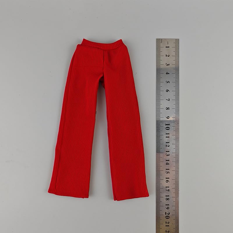 HAMRETHYPPZ 16 Scale Costume for 16 Scale Figures, Female Loose Fit Sports Pants, Casual Loose Fit Trousers, Women's Fashion Pants (Body, Head,