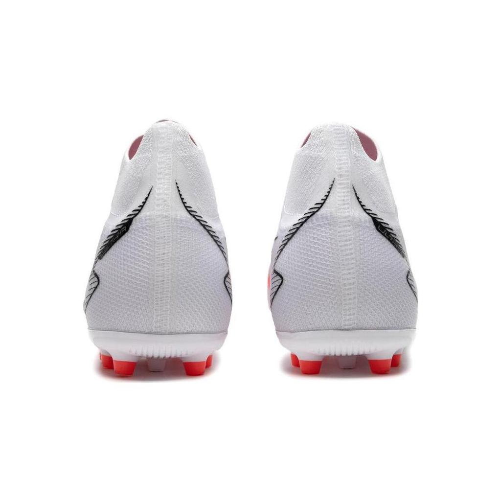 Puma Ultra Match PU LL MG Jr Low Top Kids Football Shoes Kids Football Shoes White Red 107515-01