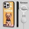 Yorkshire Terrier Dog Phone Case For iPhone 16e,16,15,14,13,12,11,Plus,Pro,Max,Mini Magsafe Magnetic Wireless Charging