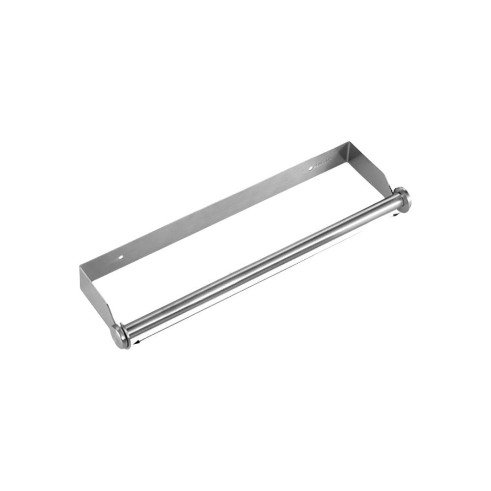 Adhesive or Screw-in Paper Towel Holder Wall Mounted Cling Wrap Holder for Bathroom