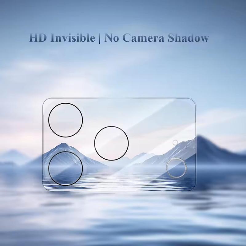 Tempered Glass Camera Lens Protector For 17/17 Pro Max / Air / 17 Pro Lens Protective Glass Scratch Resistant High Transparency