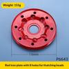 8 Holes Thickened Metal Trimmer Head Wear Resistant Nylon Line Grass Cutter Replacement Parts For Garden Lawn Weeding