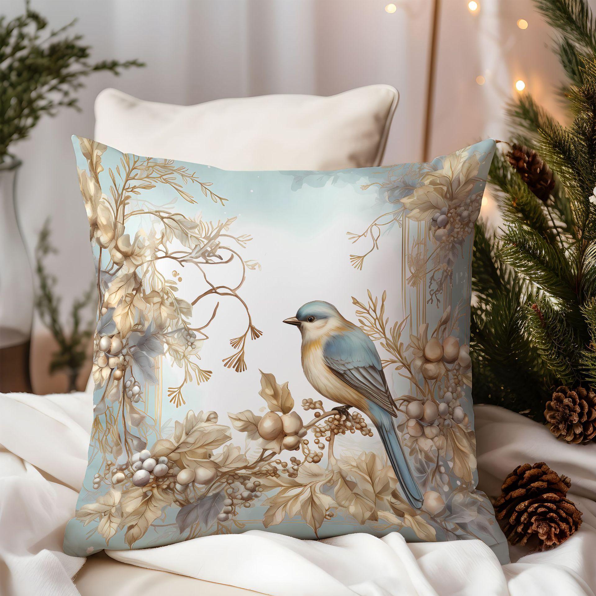 

Новая Рождественская Наволочка Премиум Люкс Санта Дом Диван Подушка Чехол 45 * 45Cm