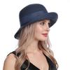 Summer Fashion Straw Hat Women's Simple Crimped Bow Basin Hat Versatile Bucket Hat Sunshade Sun Protection Hat Children