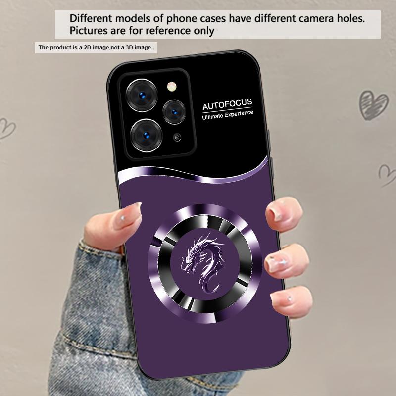 Circle New Dragon Head For Redmi Note 9 9S 10 11 12 12S 13 Pro+ Plus 5G India 14 Pro 4G Global 14S 13C 14C TPU Soft Phone Case