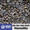 VDD High-Quality Mixed Size Rhinestones: SS6-SS30 Glass Crystal Hot Melt Adhesive Flat Back
