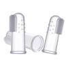 2Pcs Baby Infant Toothbrush Silicone Finger Cot Cover Tongue Cleaning Brush