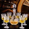 Crystal Wine and Brandy Glass Set