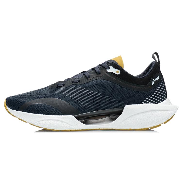 

LINING Super Light 18 Running Shoes Men Low Top Night Blue/Black/White 45